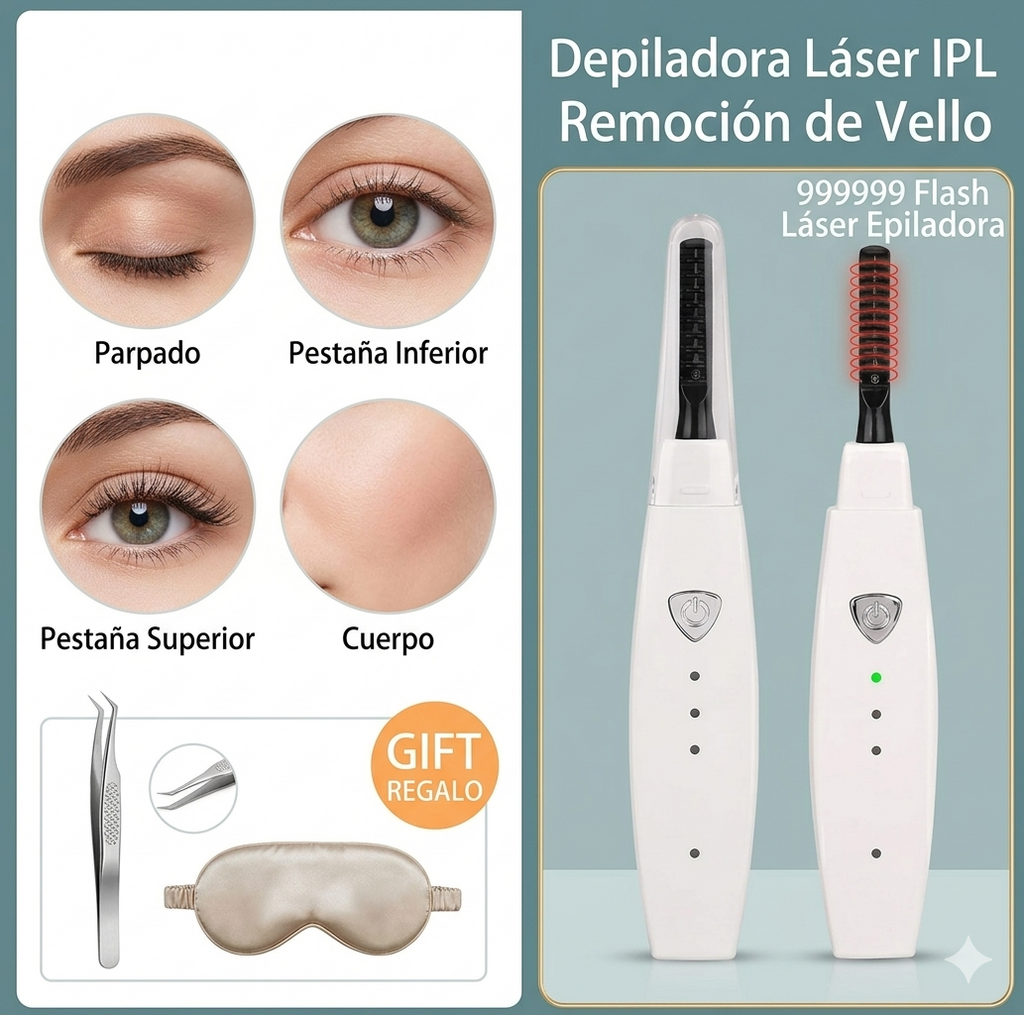 Rizador de Pestañas Eléctrico Térmico USB Recargable - Rizo Duradero 24h